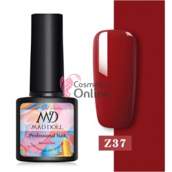 Oja semipermanenta Mad Doll Profesional Nail UV / LED de 8 ml - Z37 Red Cherry